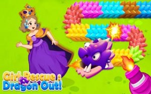 Color Match Dragon Rescue Puzzle