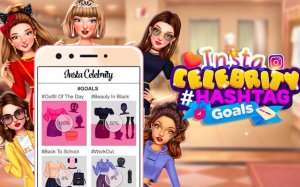 Insta Celebrity Hashtag Goals - Fashion Stylist Online Game