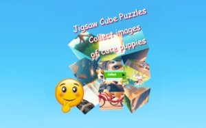Rotating Cube Photo Puzzle: Canine Collection