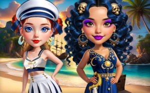 Sailor Chic vs Pirate Charm: Fashion Sea Adventure Online Game