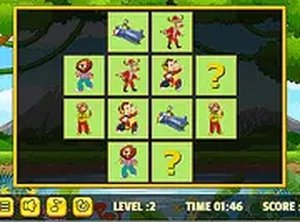 Jungle Cards Match Online Game