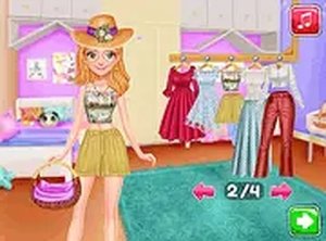 Princesses Cottagecore Dress Up Online Game