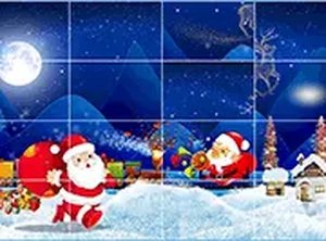 Christmas Santa Slide Puzzle Online Game