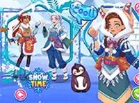 Teen Eskimo Wear Dress Up Game - Online Winter Fashion Styling Dress Up Game